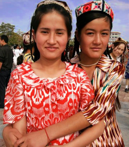 Ženy z čínské menšiny Uygur
