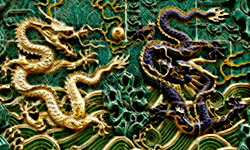 Mozaika s drakem