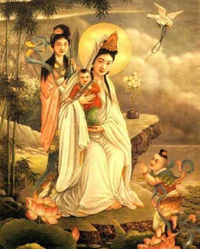 Kuan-Jin v tradičním zobrazení