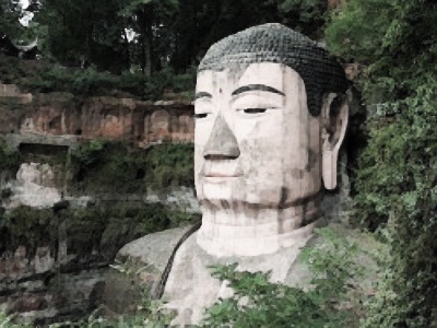 Lešanský Buddha detail