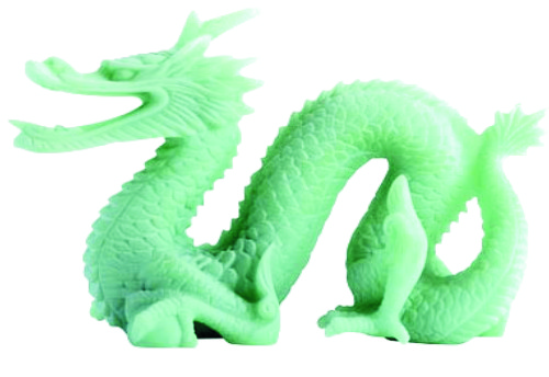 Nefritová soška čínského draka