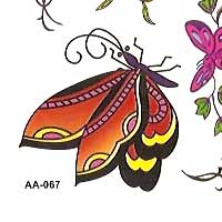 Tetování s motýlím motivem