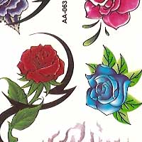 Tetování s motivy růží