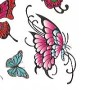 Tetování s motivem motýlů